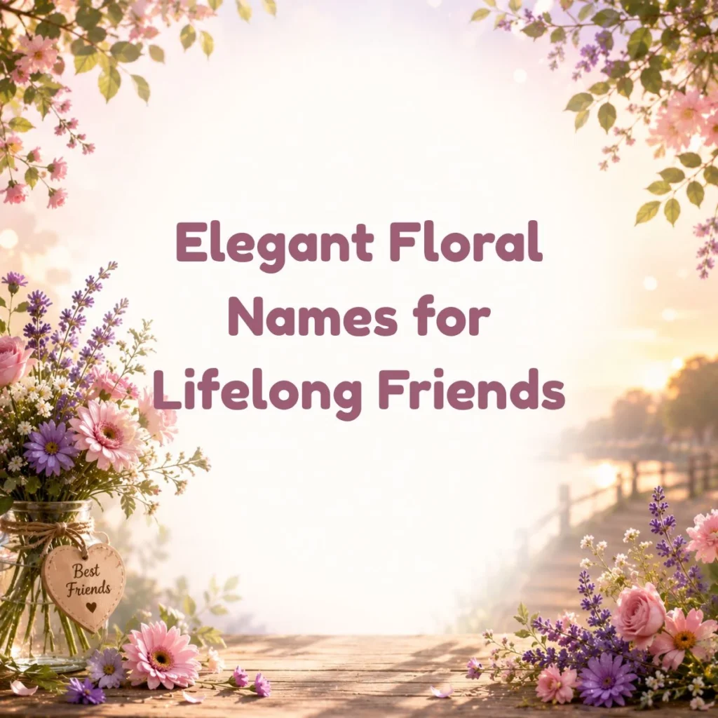 Elegant Floral Names for Lifelong Friends