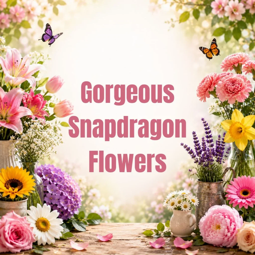 Gorgeous Snapdragon Flowers