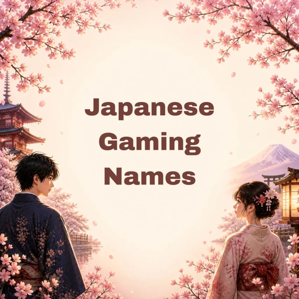 Japanese Gaming Names