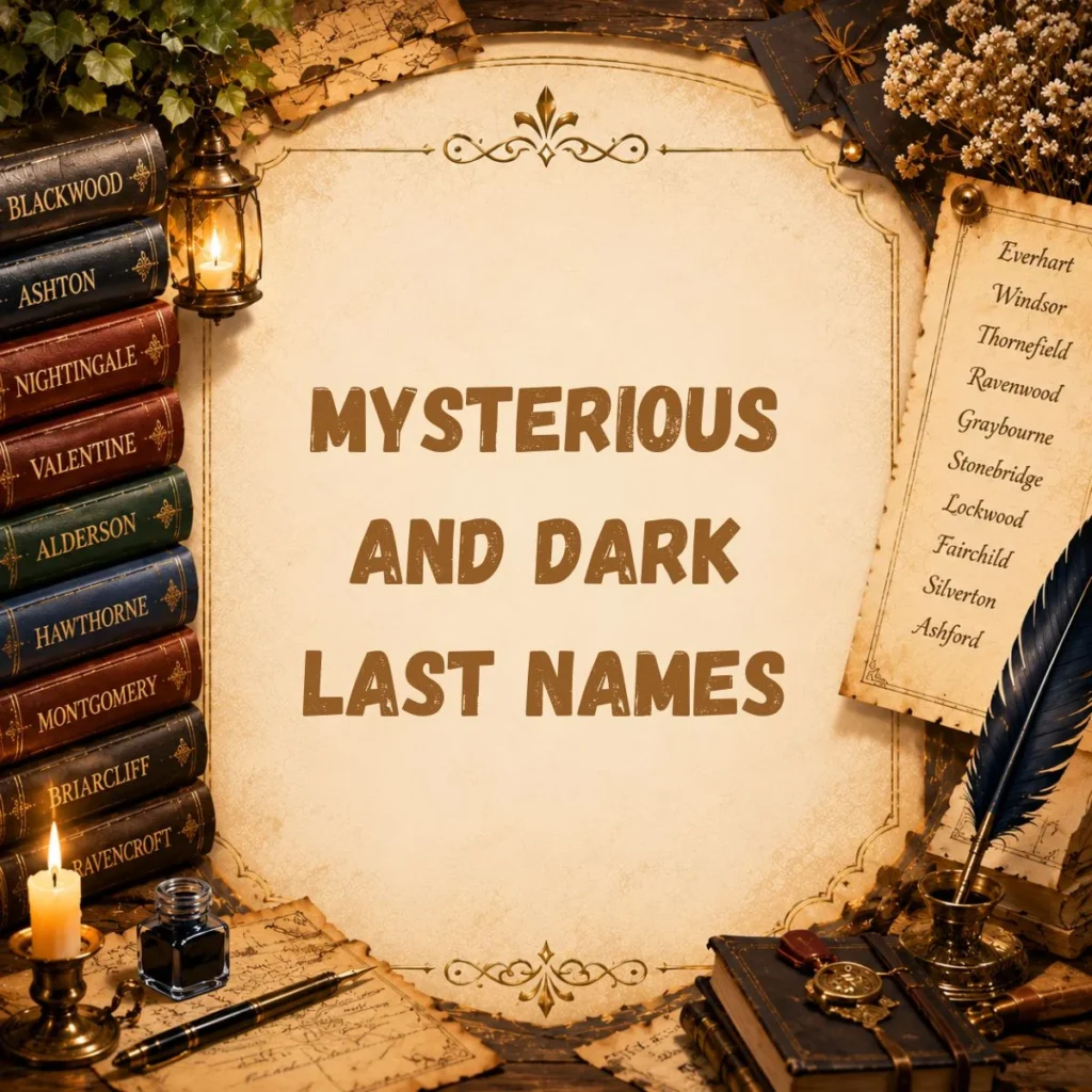 Mysterious and Dark Last Names