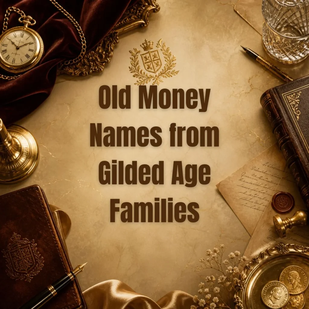 Old Money Names from Gilded Age Families