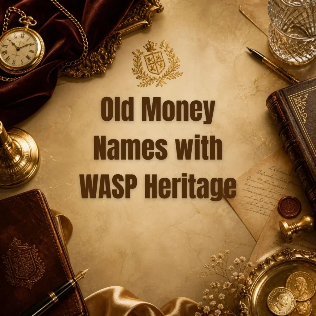 Old Money Names with WASP Heritage