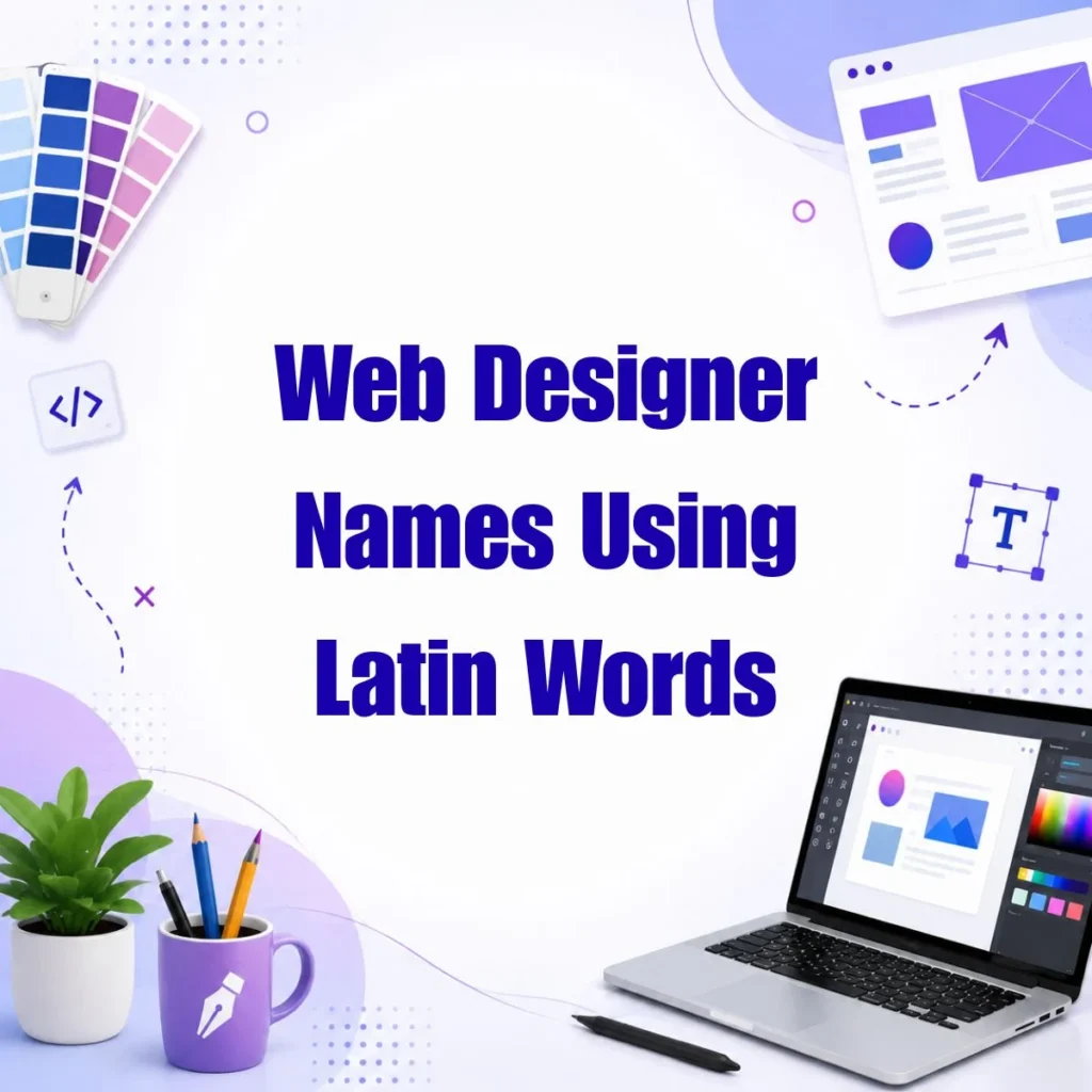 Web Designer Names Using Latin Words