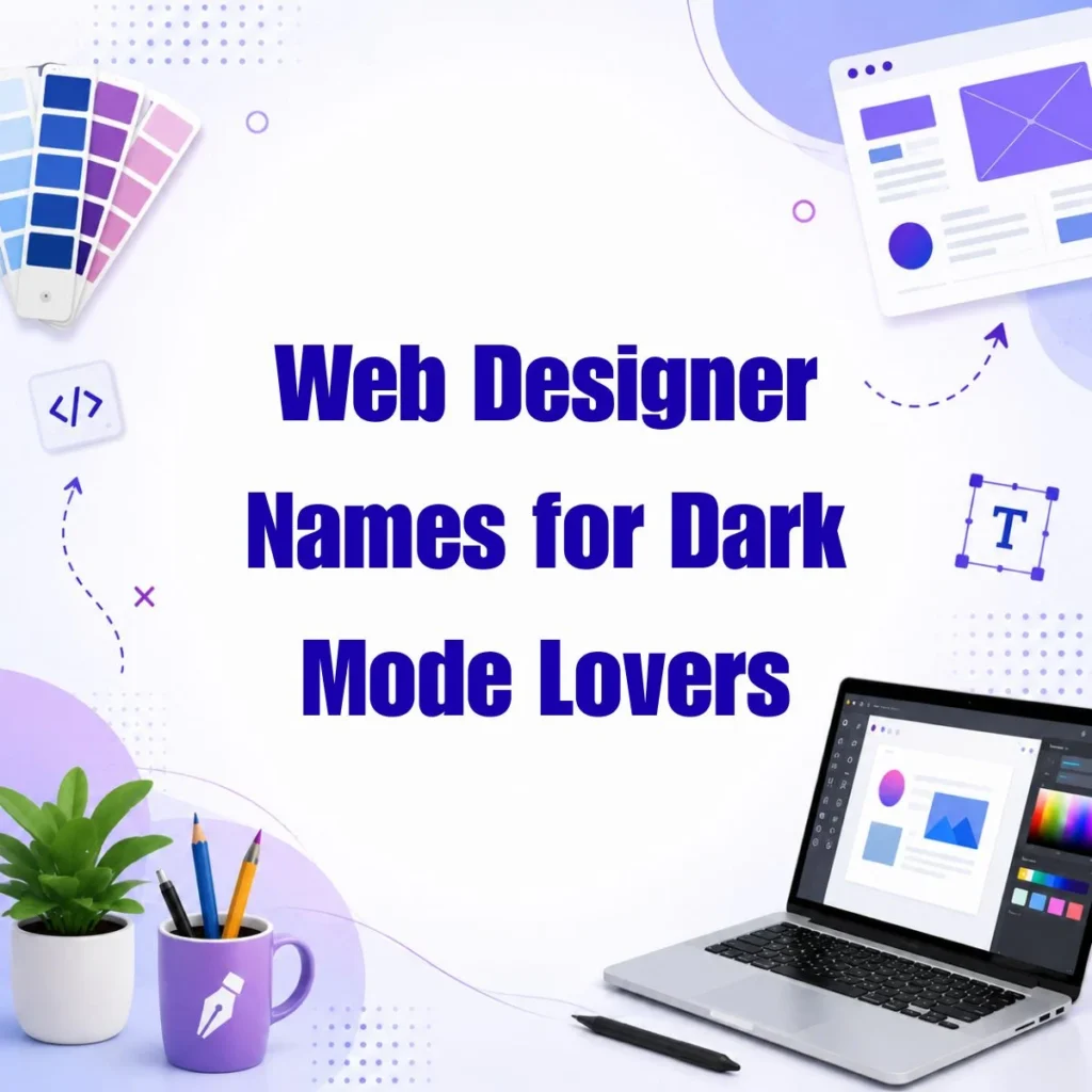Web Designer Names for Dark Mode Lovers