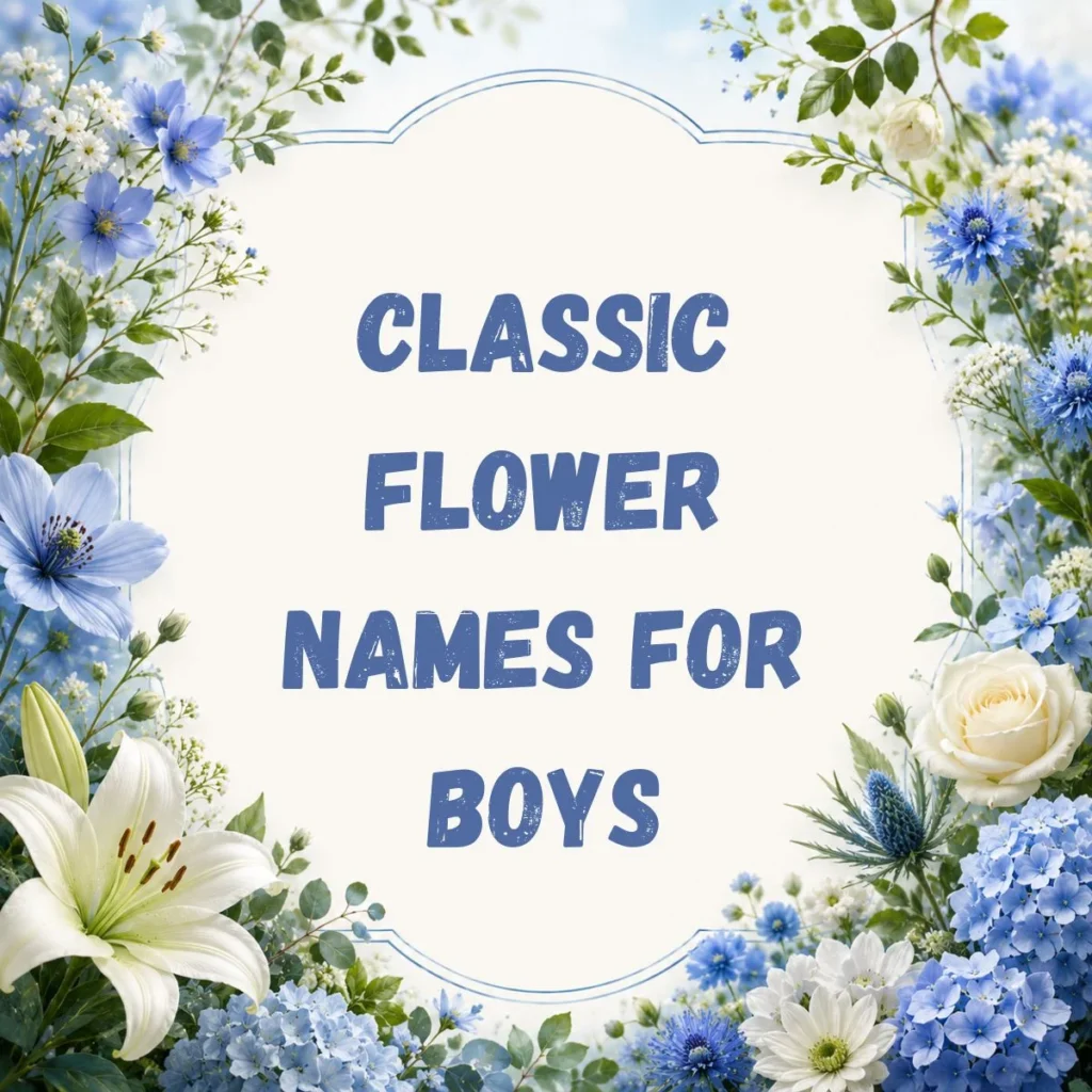 Classic Flower Names for Boys