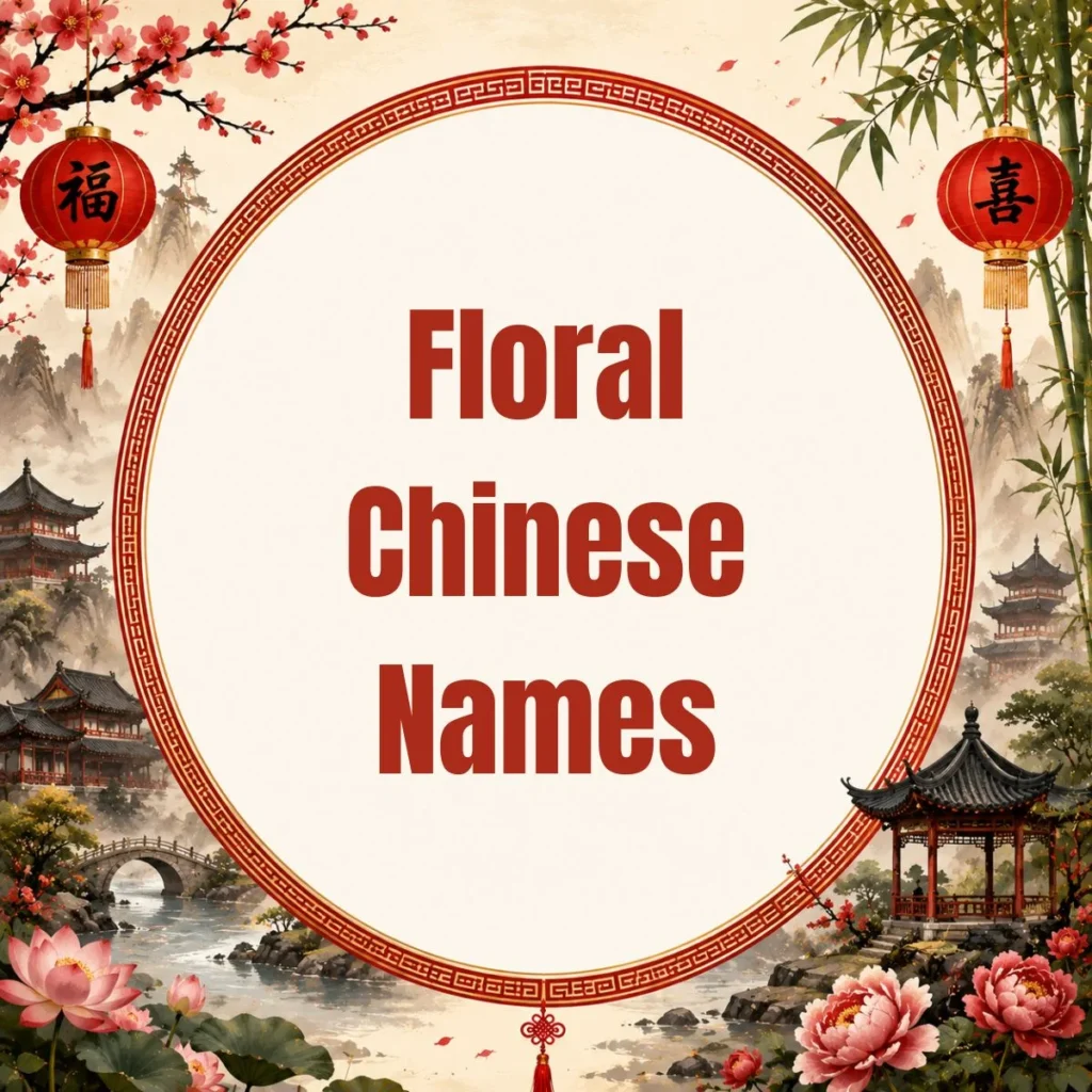 Floral Chinese Names