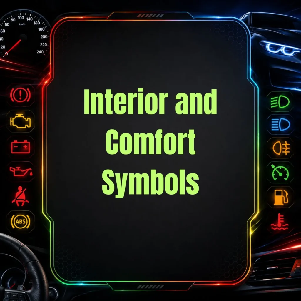 Interior and Comfort Symbols