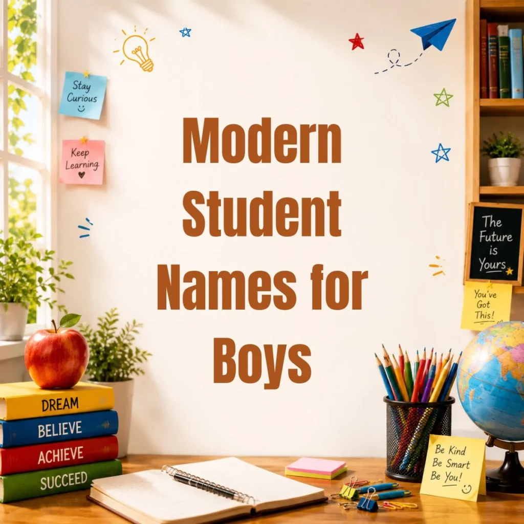 Modern Student Names for Boys
