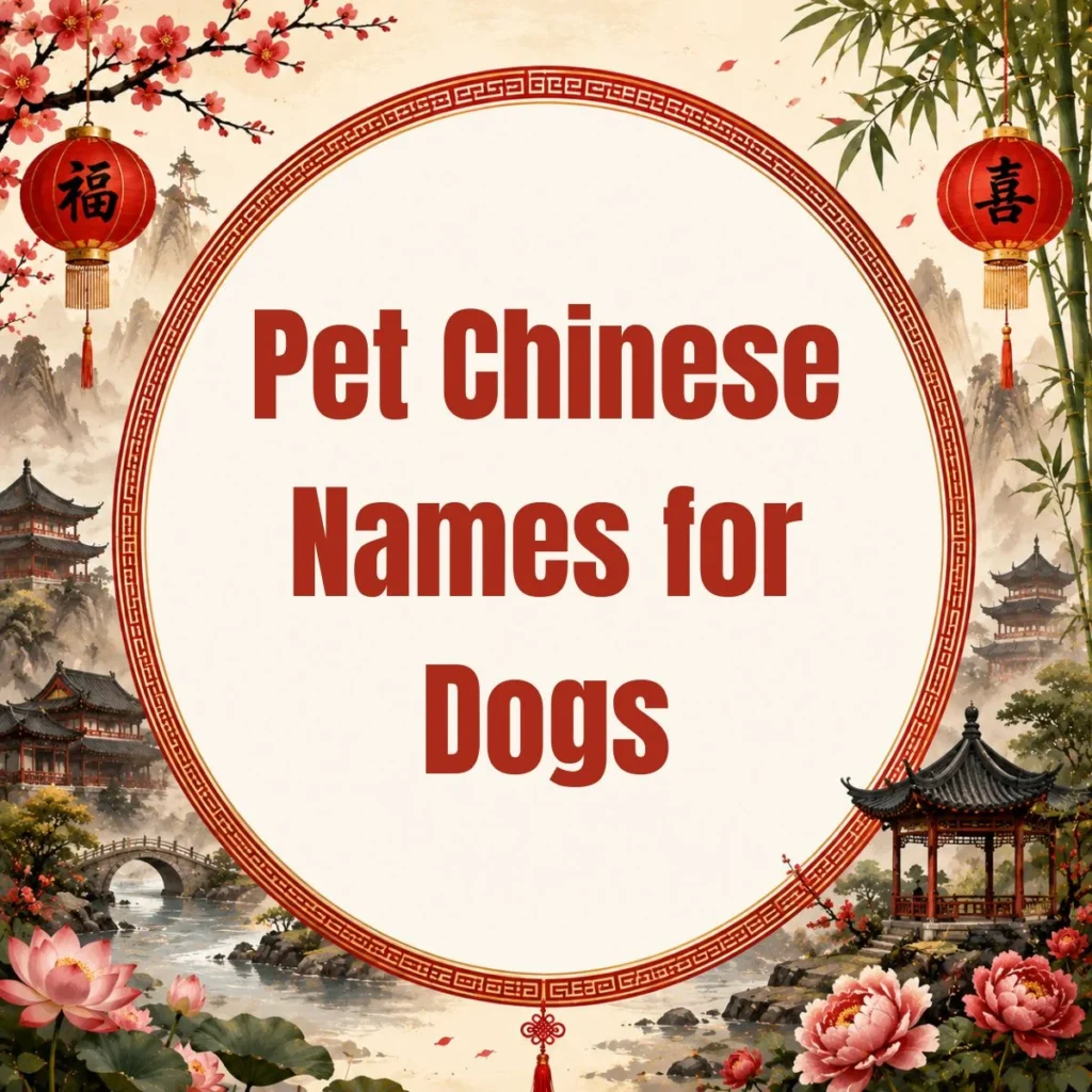 Pet Chinese Names for Dogs