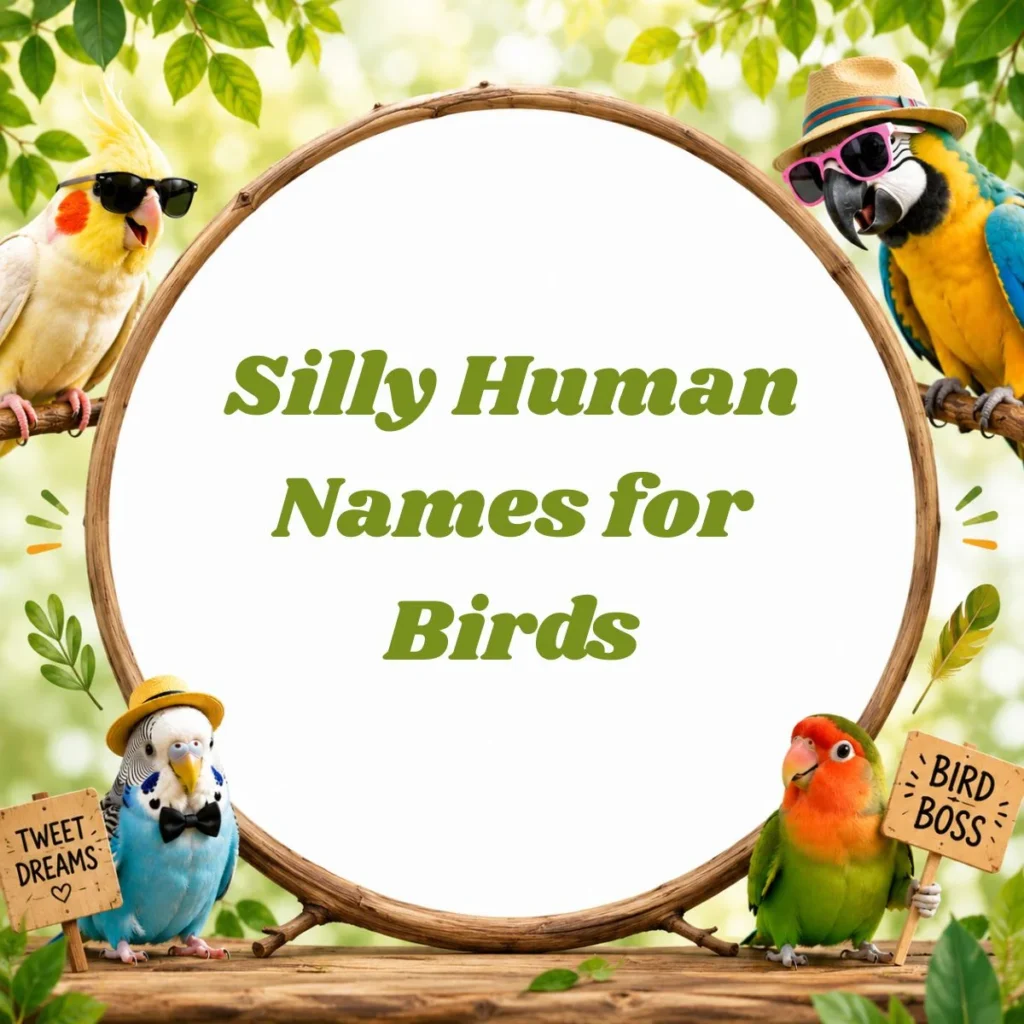 Silly Human Names for Birds