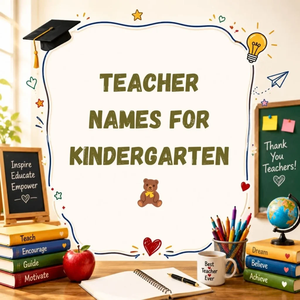 Teacher Names for Kindergarten 🧸