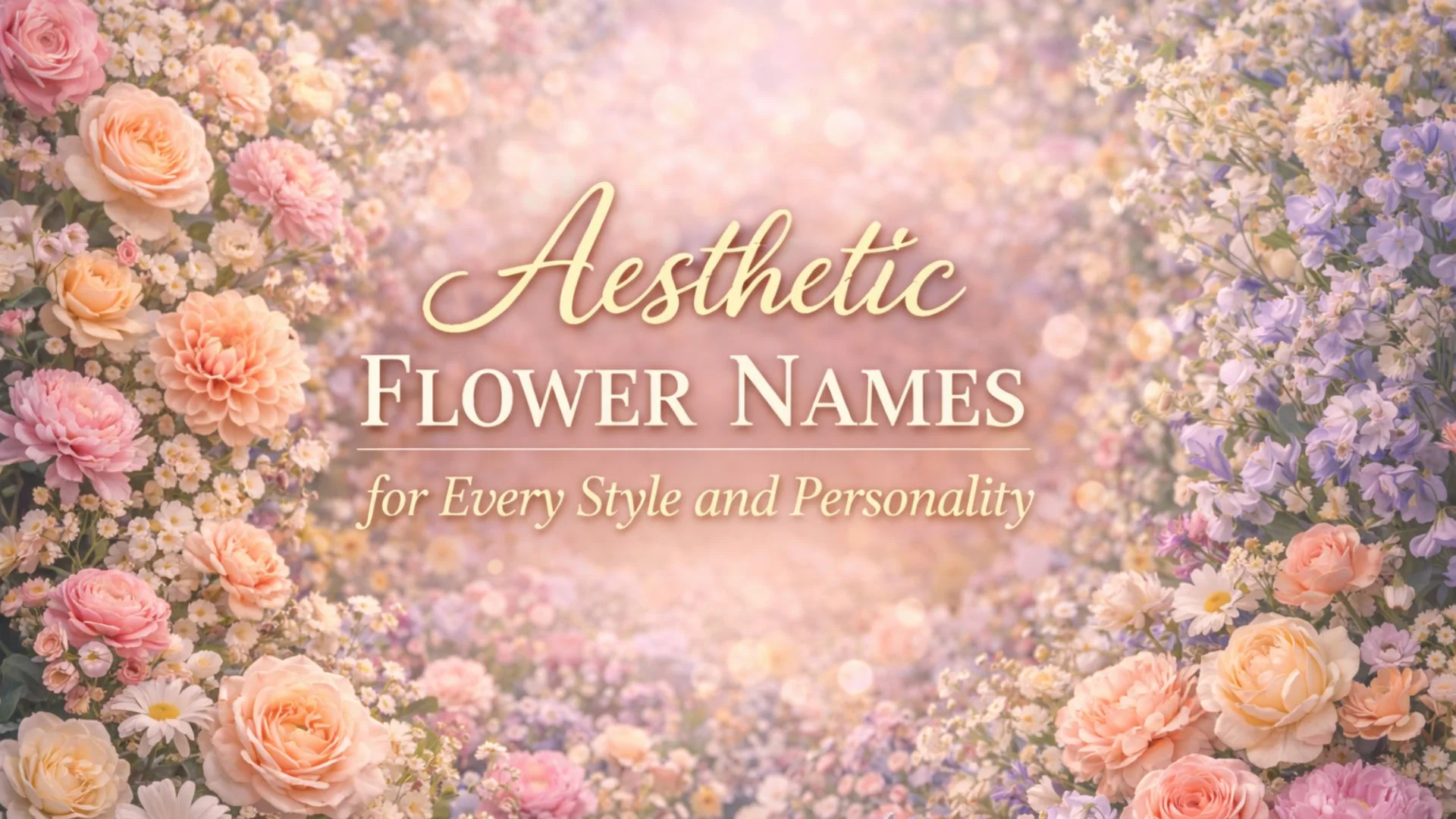 Aesthetic Flower Names for Every Style and Personality