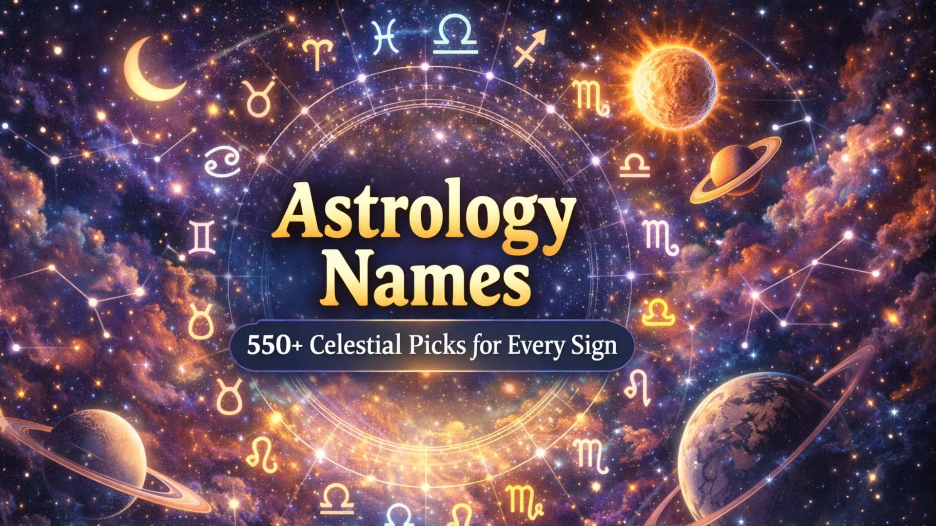 Astrology Names 550+ Celestial Picks for Every Sign