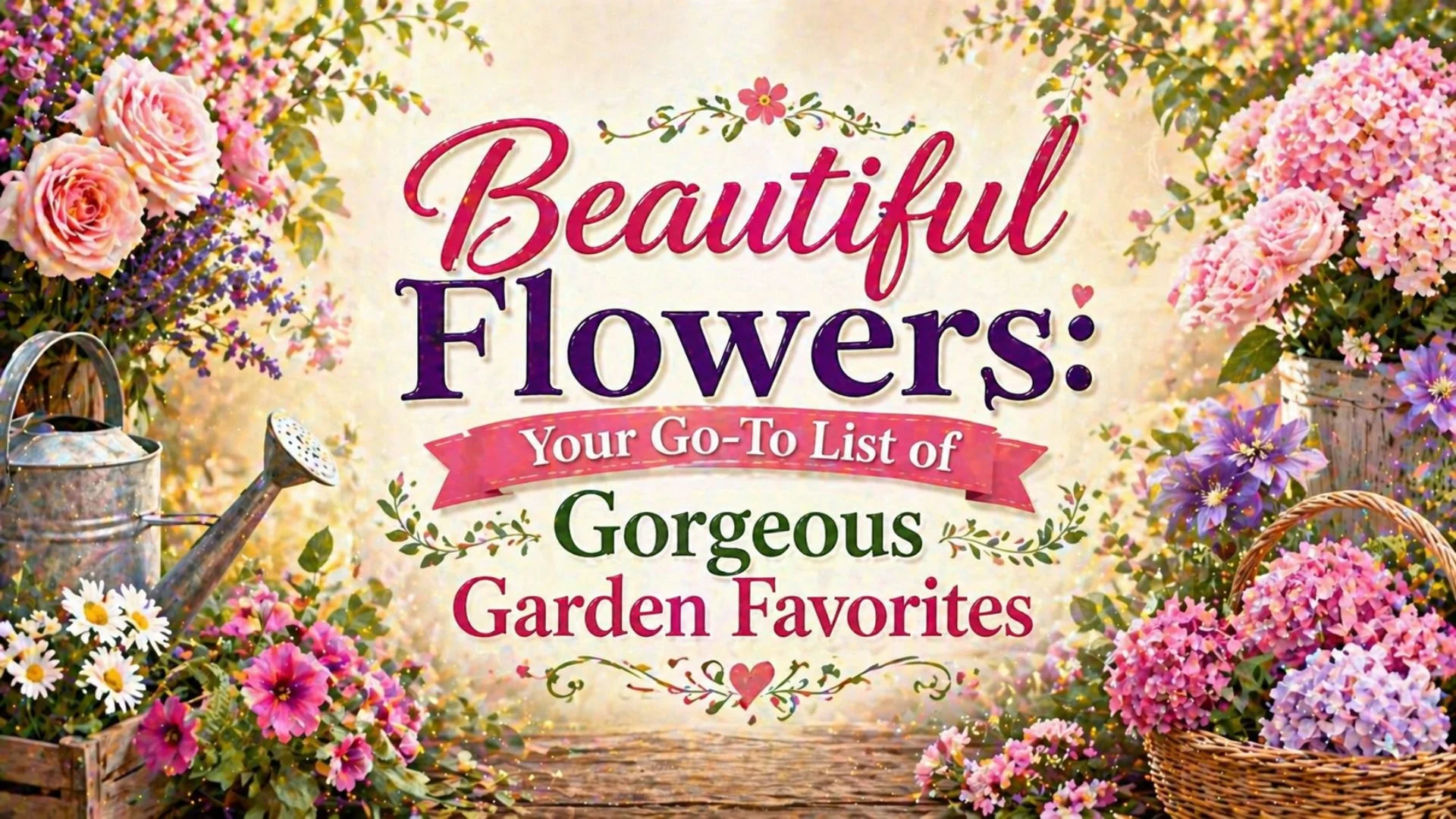 Beautiful Flowers Your Go-To List of Gorgeous Garden Favorites