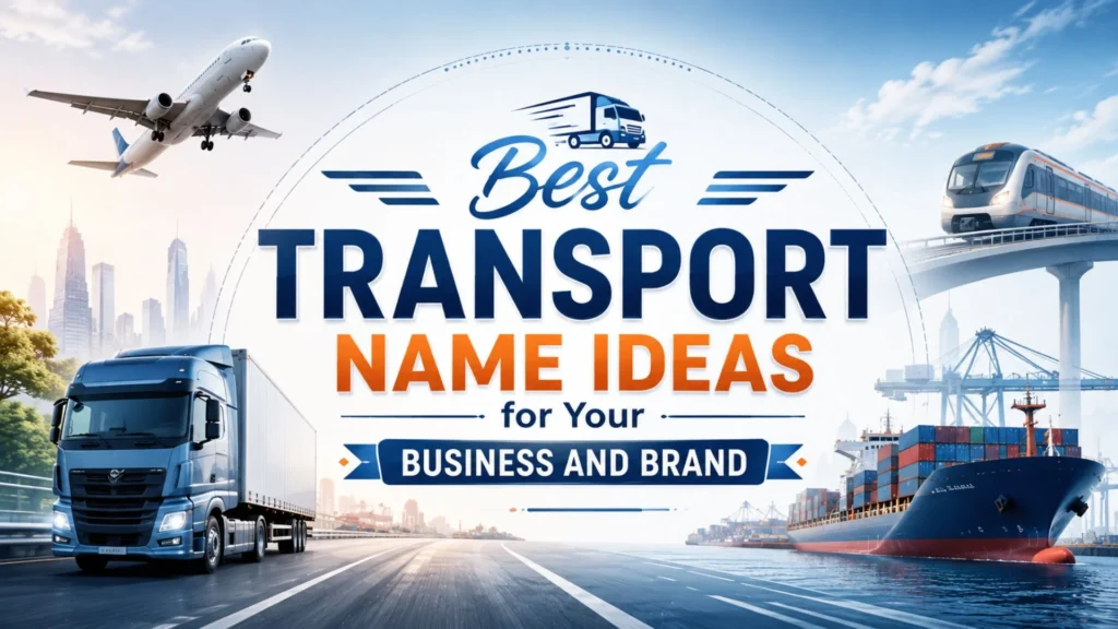 Best Transport Name Ideas for Your Business and Brand