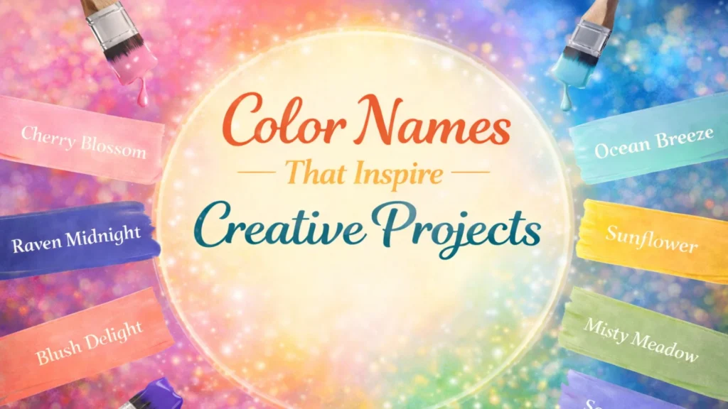 Color Names That Inspire Creative Projects