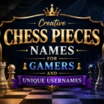Creative Chess Pieces Names for Gamers and Unique Usernames