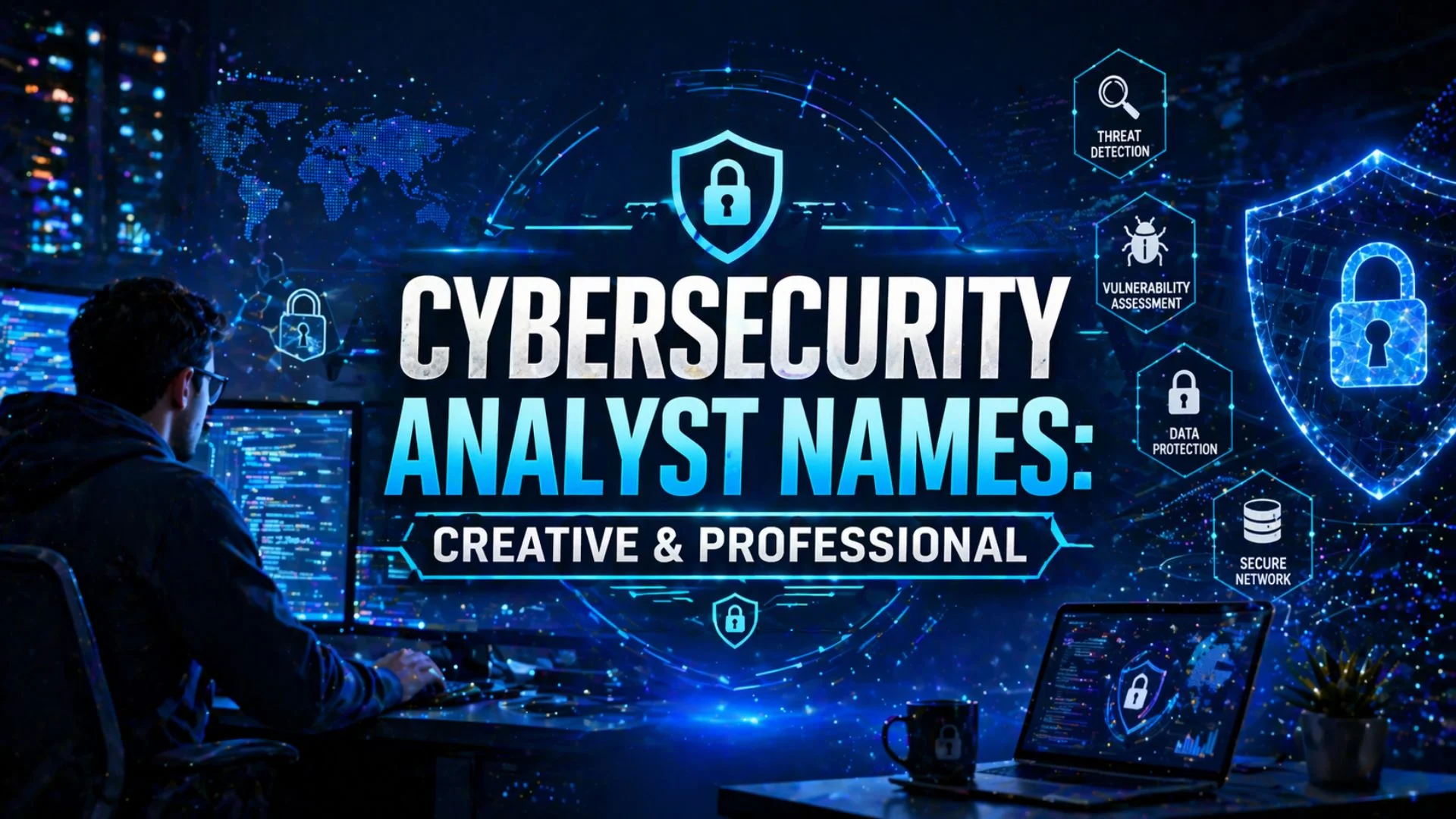 Cybersecurity Analyst Names Creative & Professional
