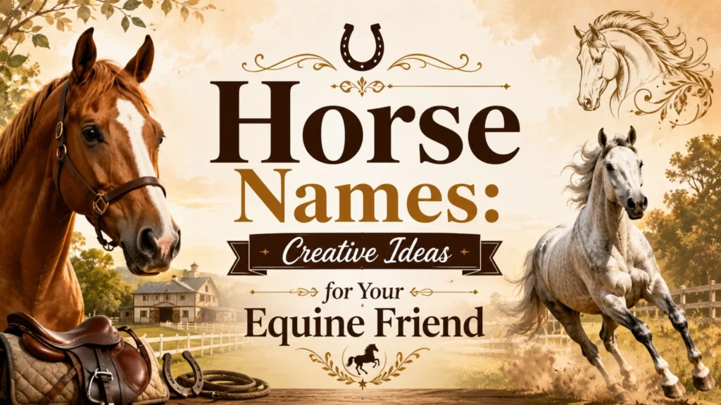 Horse Names Creative Ideas for Your Equine Friend