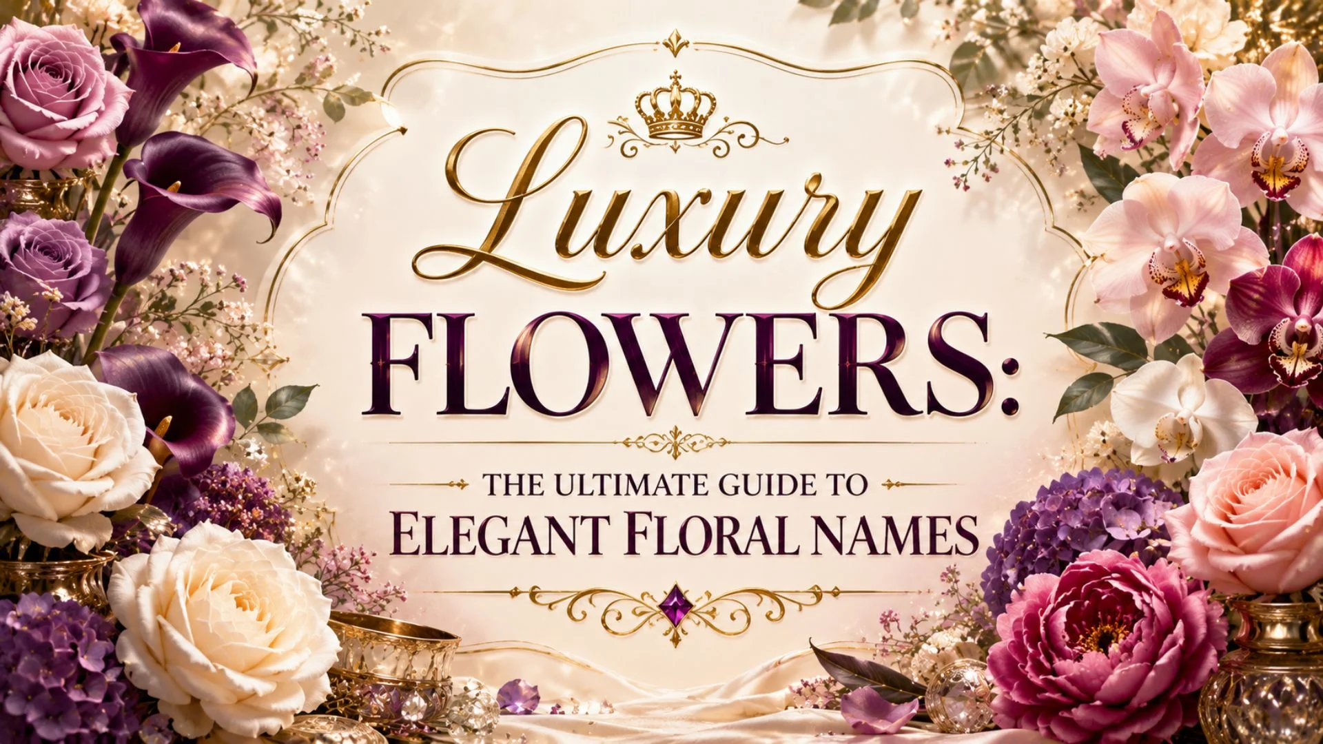 Luxury Flowers The Ultimate Guide to Elegant Floral Names