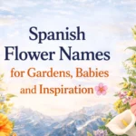 Spanish Flower Names for Gardens, Babies and Inspiration 🌸