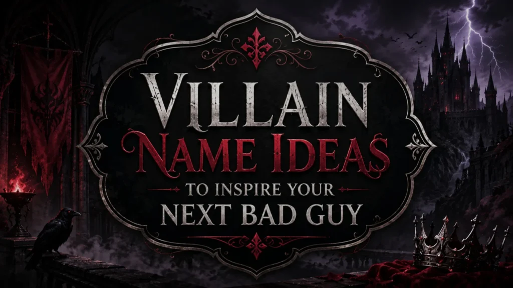 Villain Name Ideas to Inspire Your Next Bad Guy