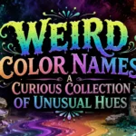 Weird Color Names A Curious Collection of Unusual Hues