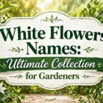 White Flowers Names Ultimate Collection for Gardeners