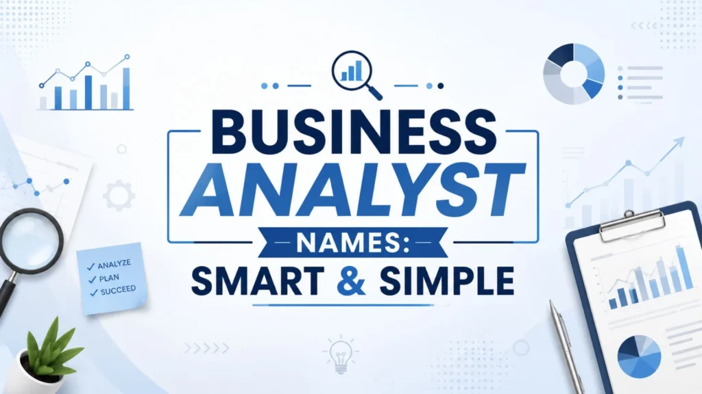 Business Analyst Names: Smart & Simple