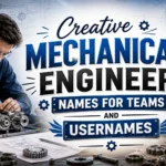 Creative Mechanical Engineer Names for Teams and Usernames