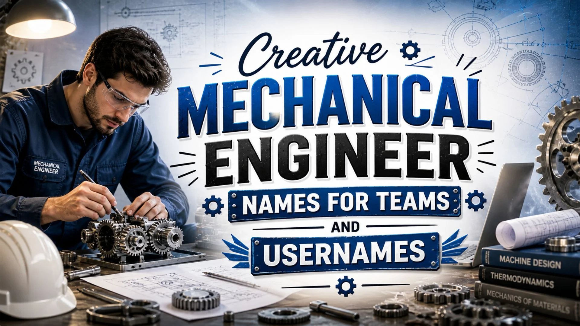 Creative Mechanical Engineer Names for Teams and Usernames
