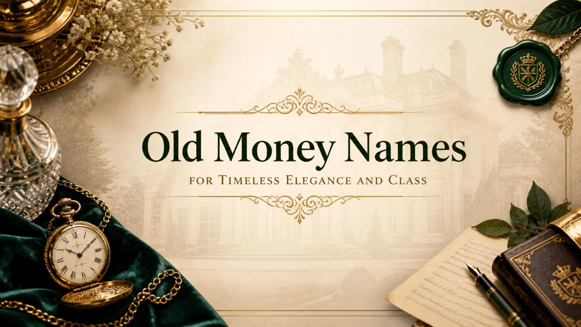 Old Money Names for Timeless Elegance and Class