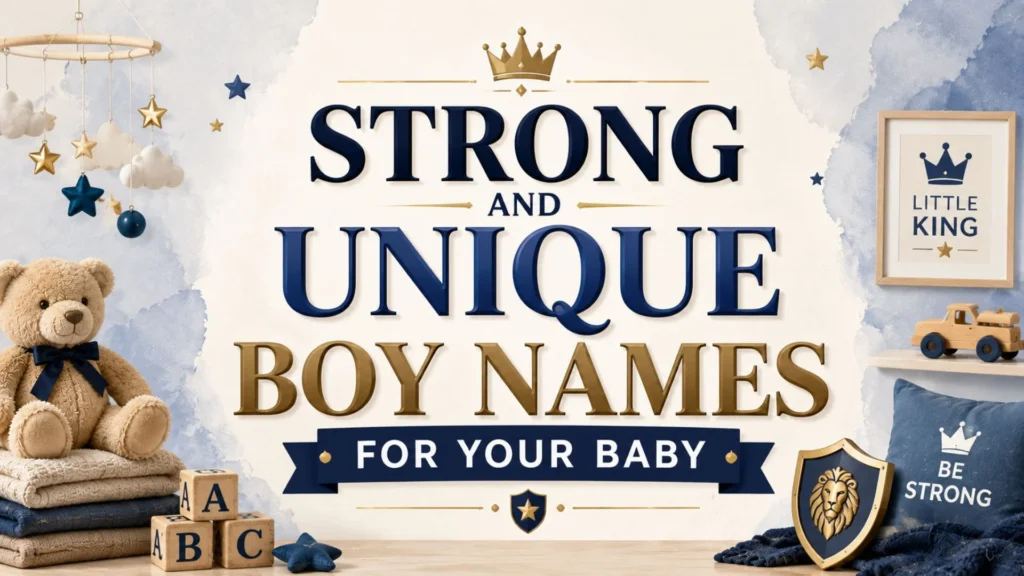 Strong and Unique Boy Names for Your Baby