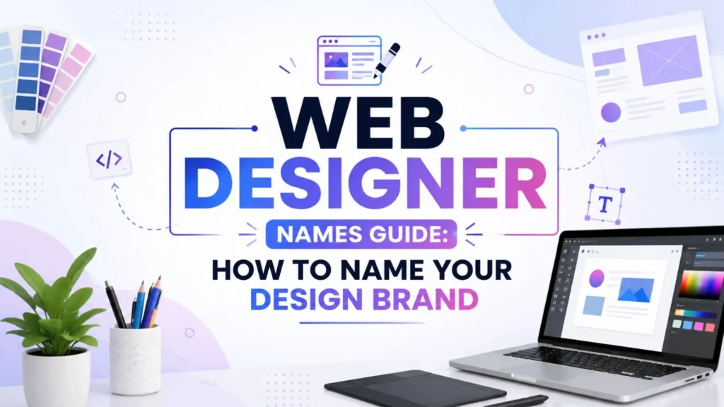Web Designer Names Guide How to Name Your Design Brand