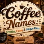 Coffee Names: Creative, Funny & Unique Ideas
