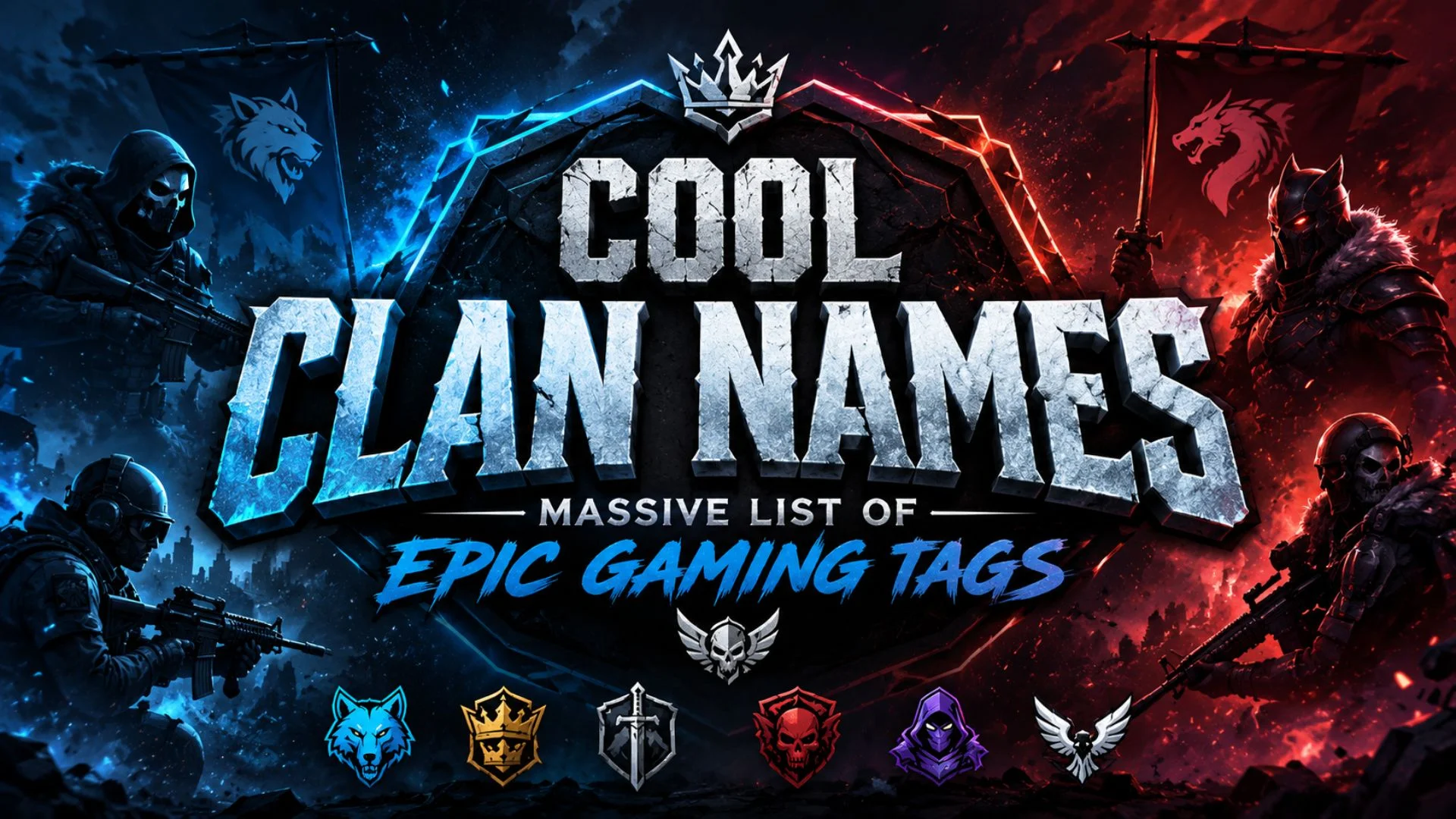Cool Clan Names Massive List of Epic Gaming Tags