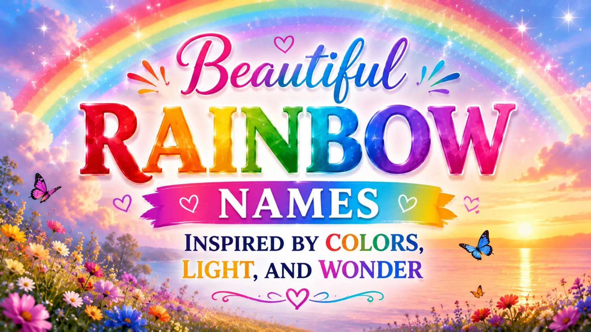 Beautiful Rainbow Names Inspired by Colors, Light, and Wonder