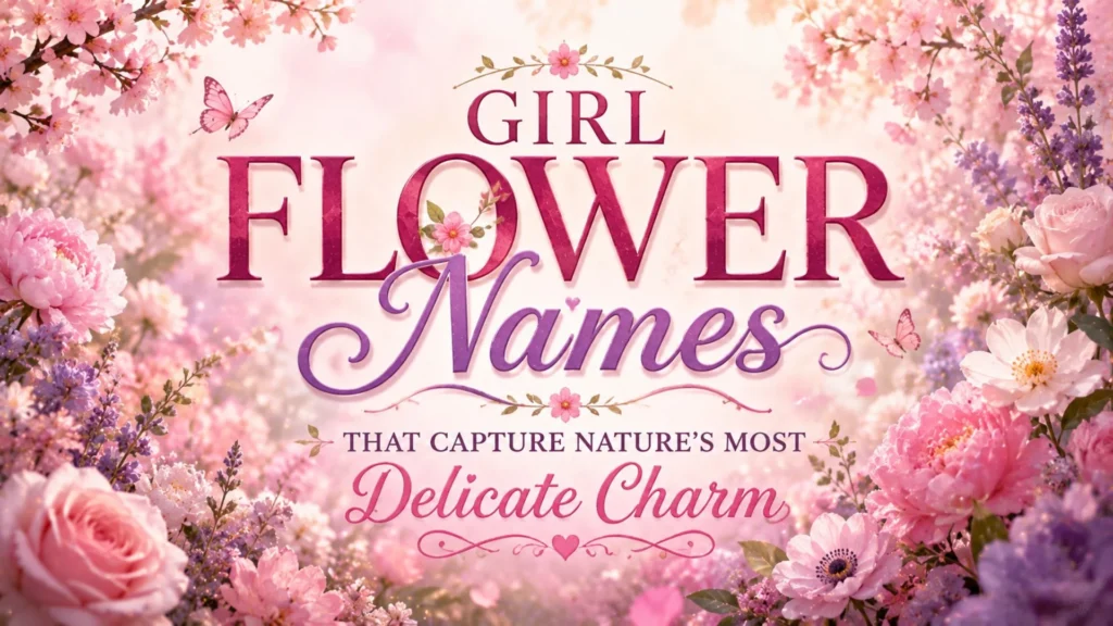 Girl Flower Names That Capture Nature's Most Delicate Charm