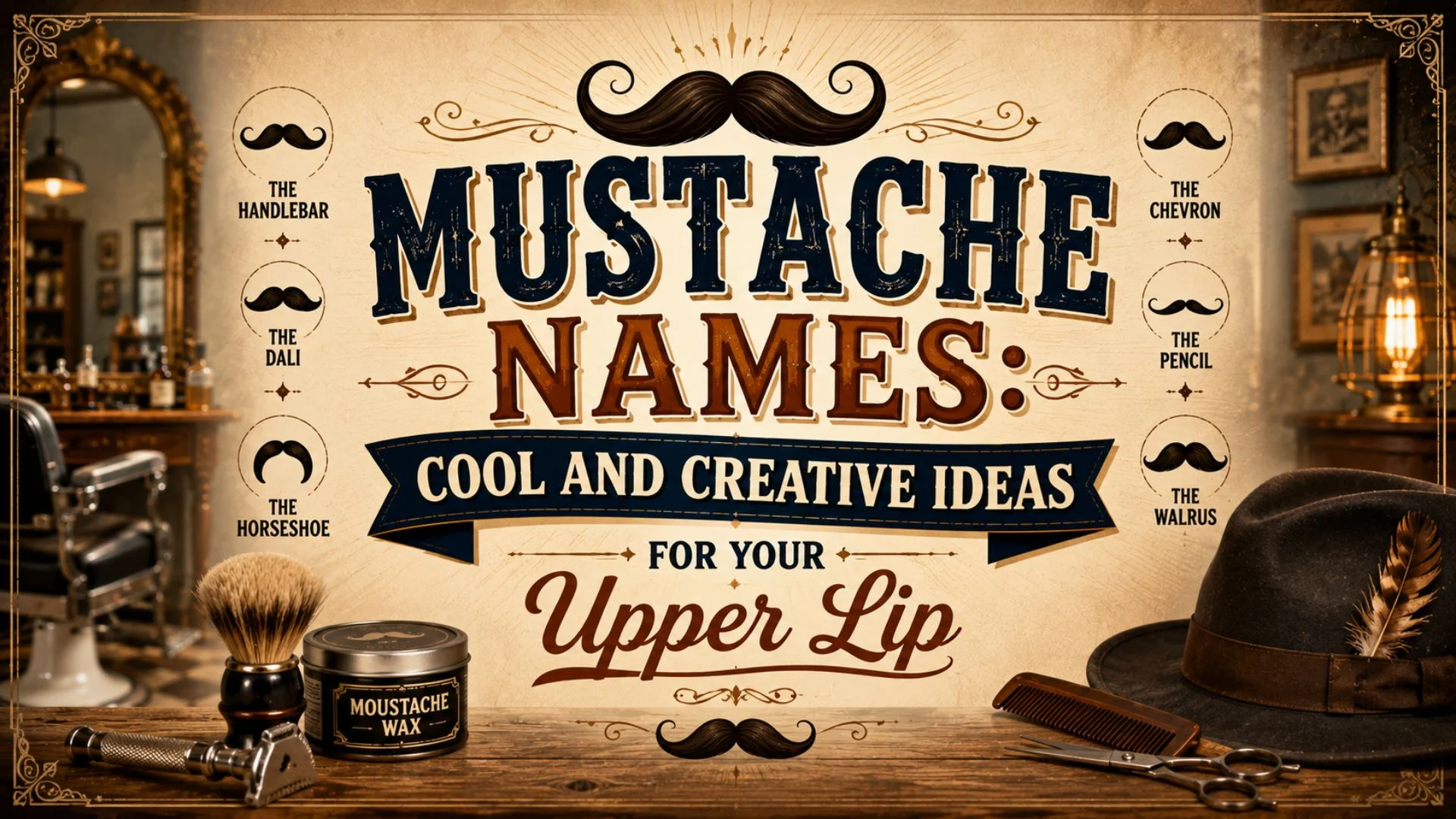 Mustache Names Cool and Creative Ideas for Your Upper Lip