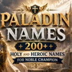 Paladin Names 200+ Holy and Heroic Names for Noble Champion