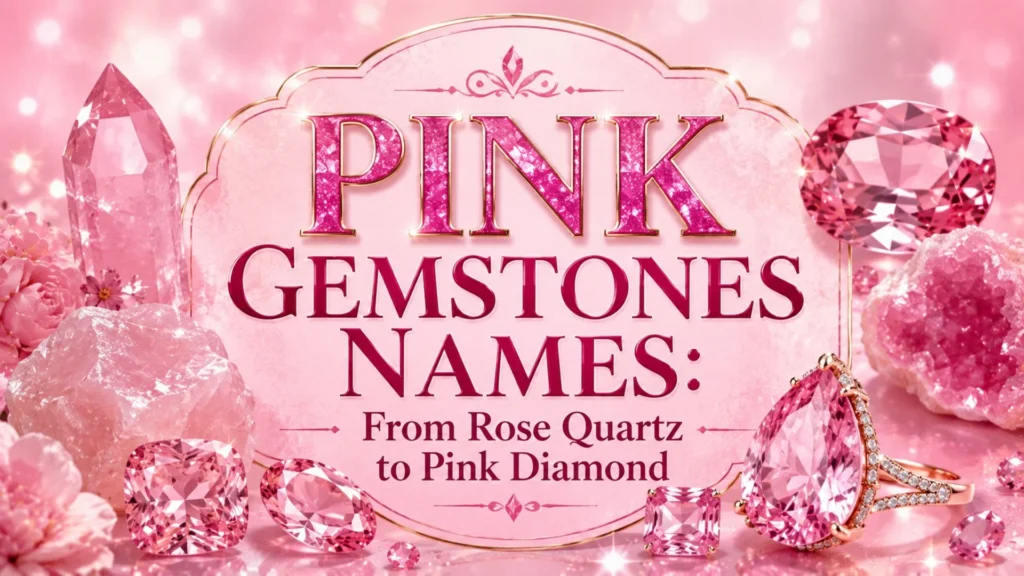 Pink Gemstones Names From Rose Quartz to Pink Diamond