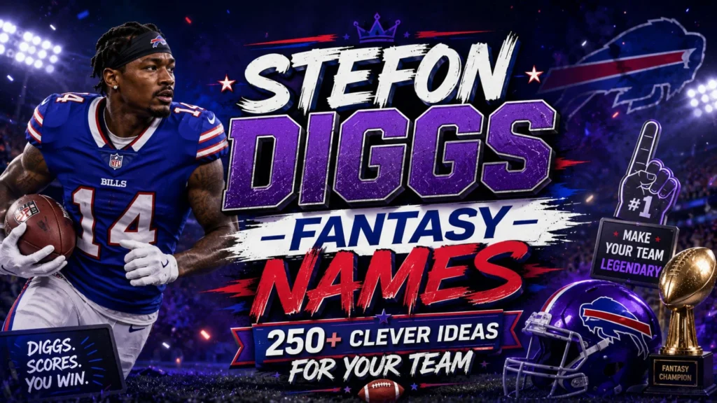 Stefon Diggs Fantasy Names 250+ Clever Ideas for Your Team