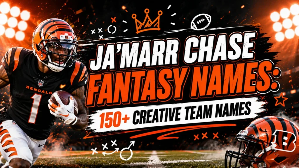 Ja'Marr Chase Fantasy Names: 150+ Creative Team Names