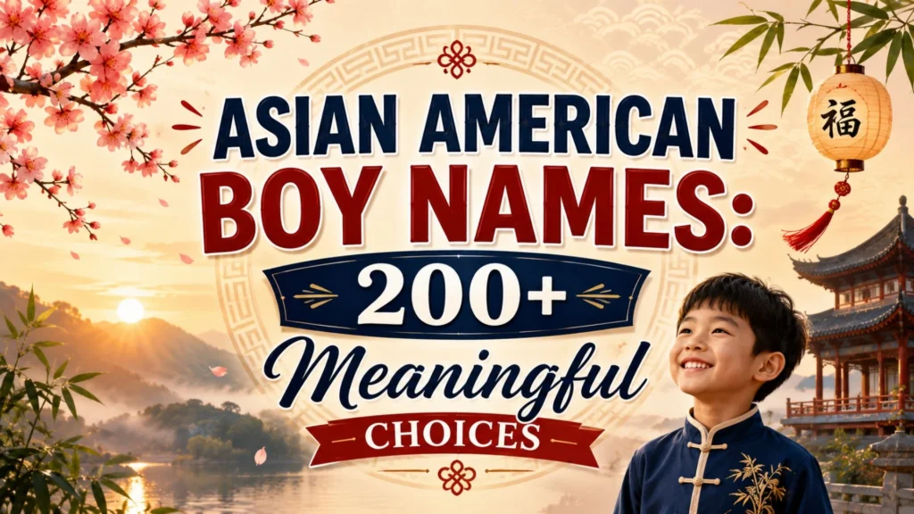 Asian American Boy Names 200+ Meaningful Choices