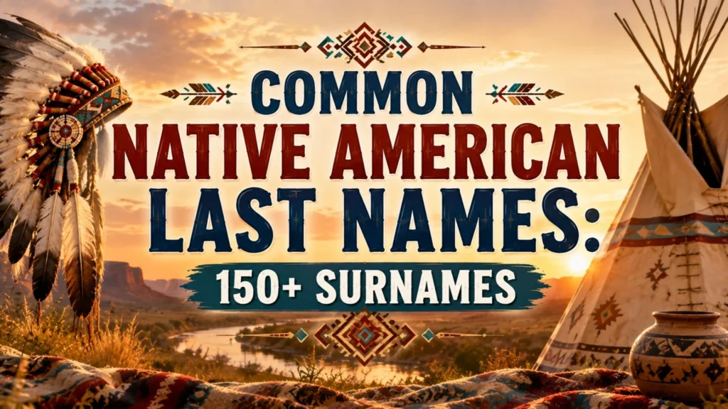 Common Native American Last Names 150+ Surnames