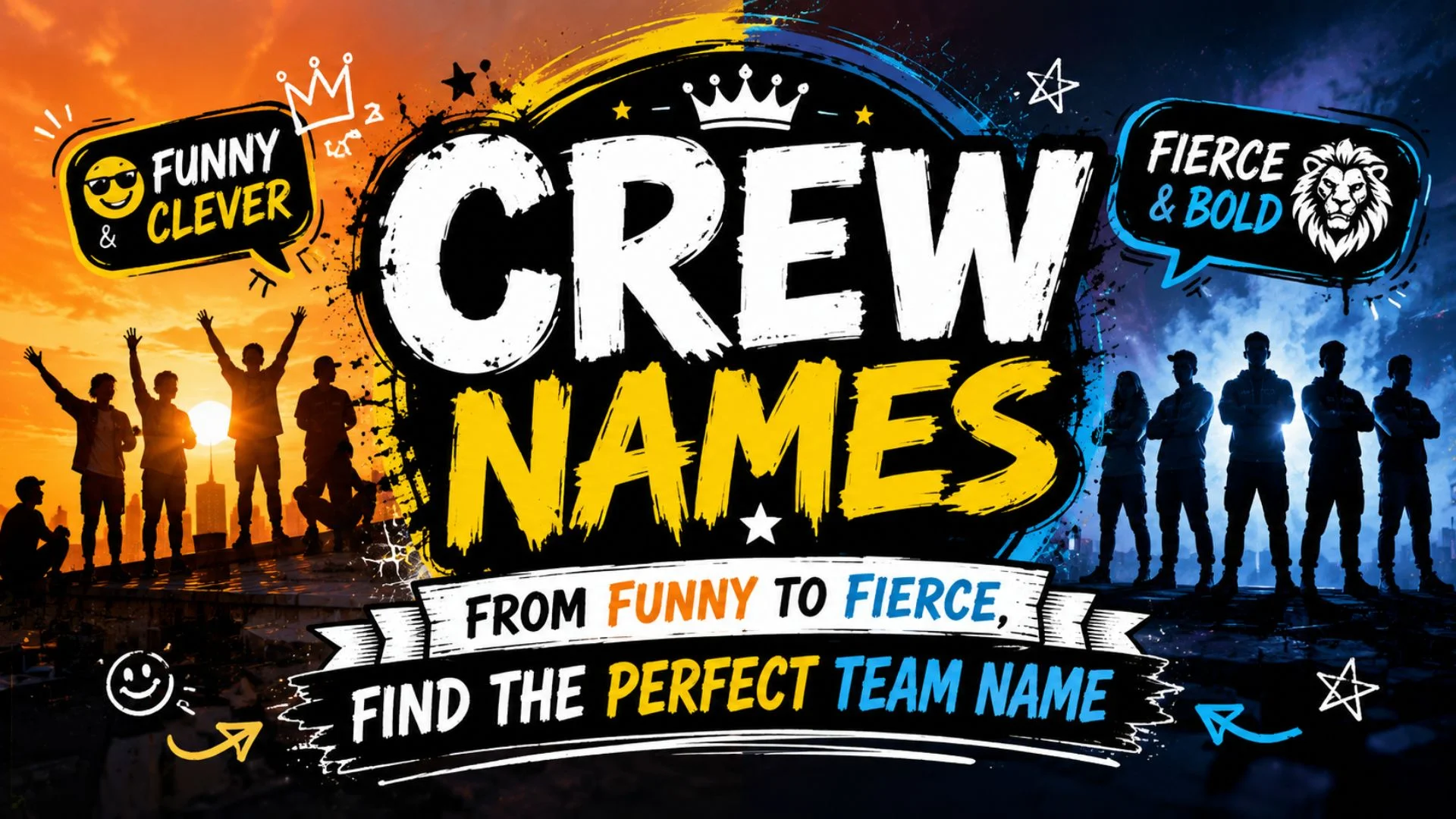 Crew Names From Funny to Fierce, Find the Perfect Team Name