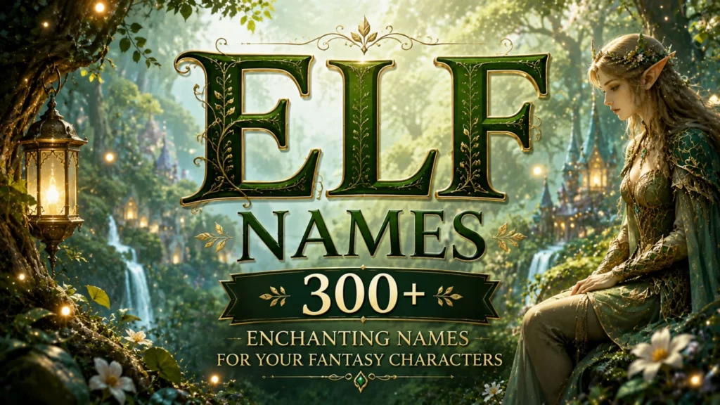 Elf Names 300+ Enchanting Names for Your Fantasy Characters