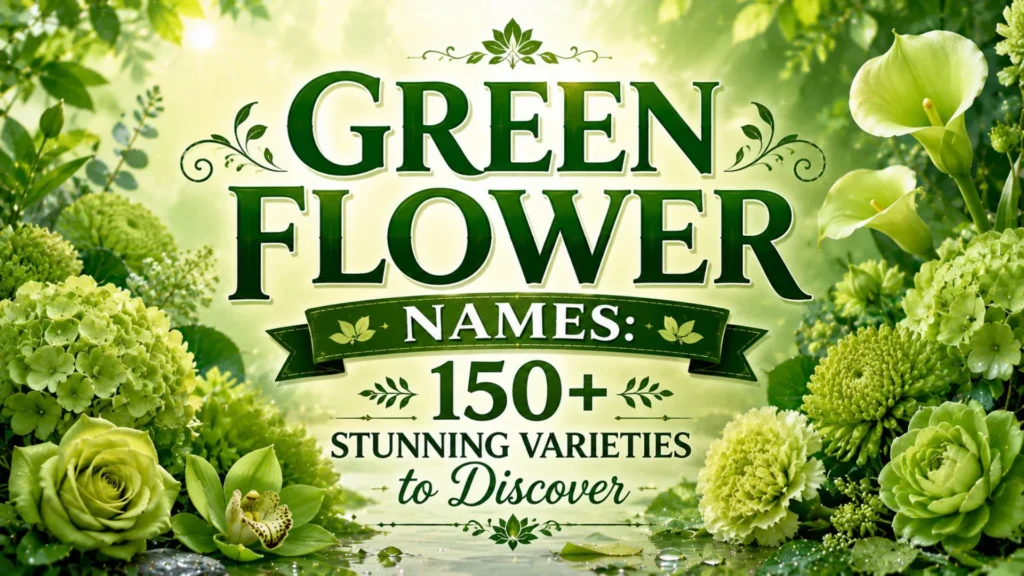 Green Flower Names 150+ Stunning Varieties to Discover