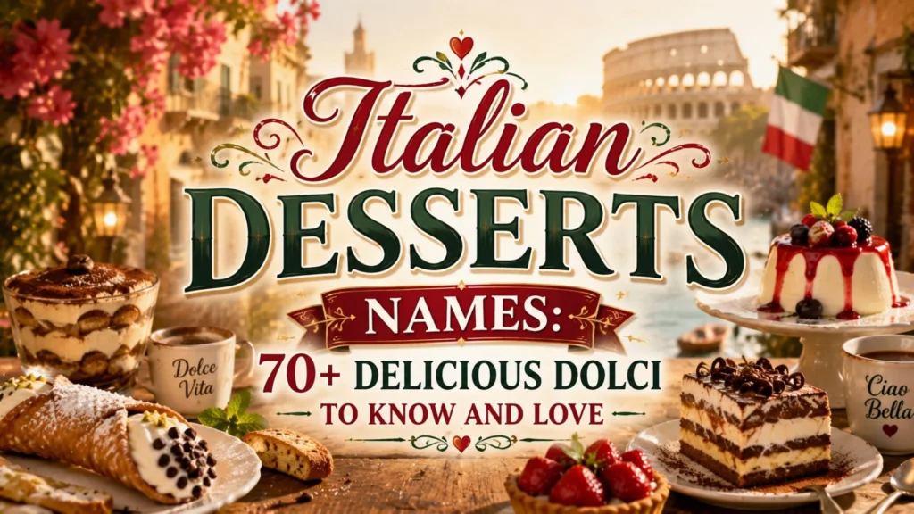 Italian Desserts Names 70+ Delicious Dolci to Know and Love