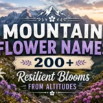 Mountain Flower Names 200+ Resilient Blooms from Altitudes